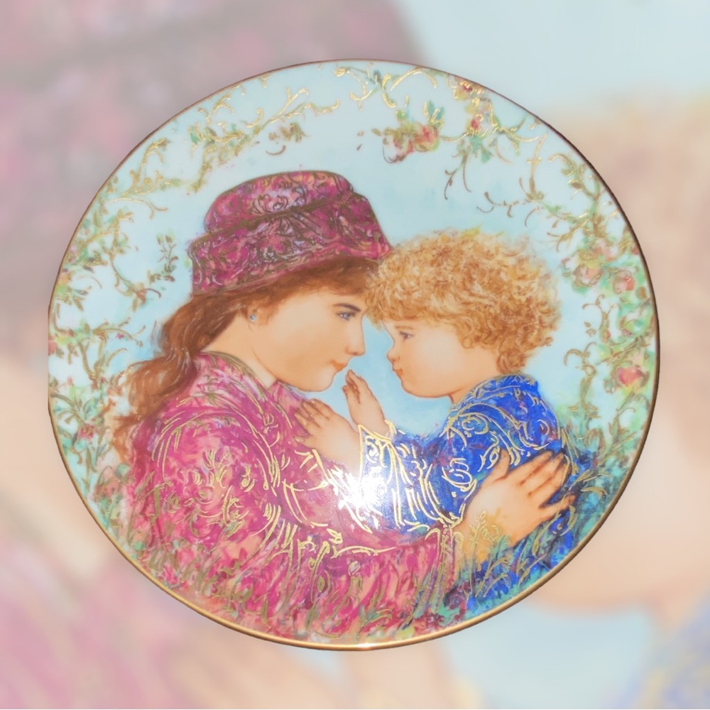 Edna Hibel Collector’s Plate by Knowles.